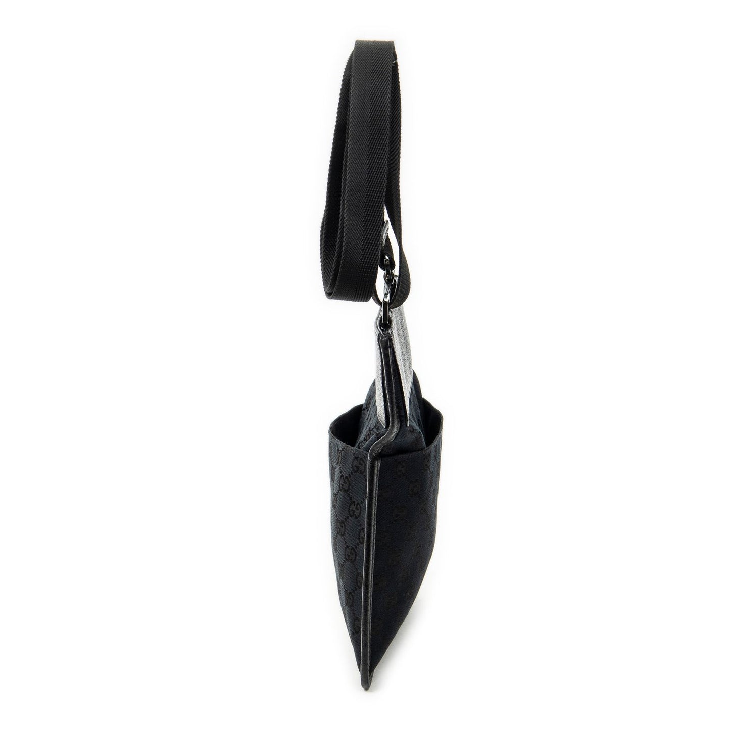 Gucci Small Messenger Black GG Canvas — view 3