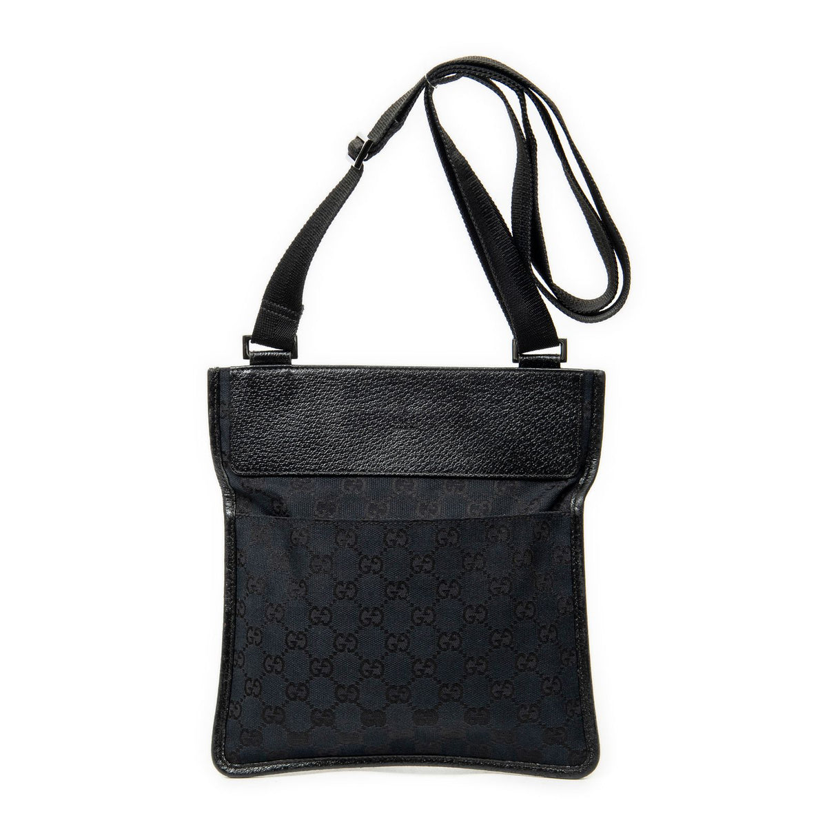 Gucci Small Messenger Black GG Canvas