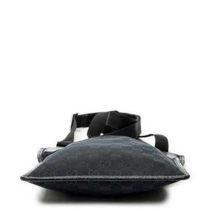 Gucci Small Messenger Black GG Canvas — view 6