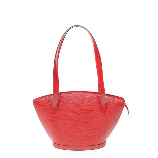 Louis Vuitton Saint Jacques Long Strap Red Epi Shoulder Bag
