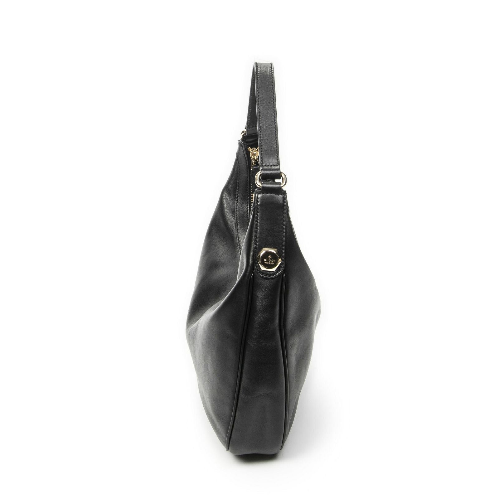 Gucci Signature Hobo Black Calfskin Leather — view 4