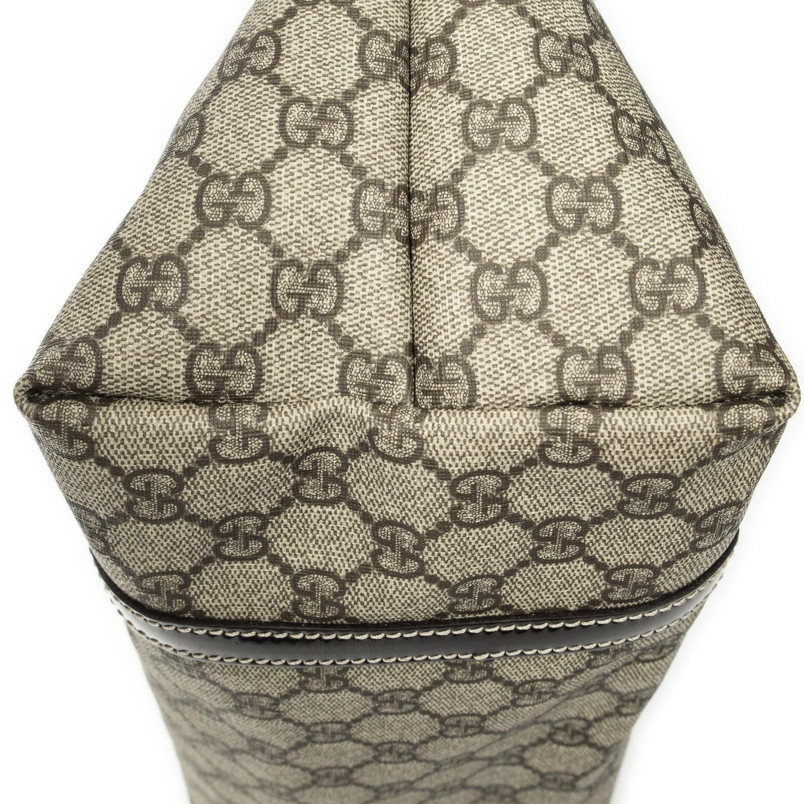 Gucci Joy Tote Bag Beige Dark Brown Supreme Canvas — view 7