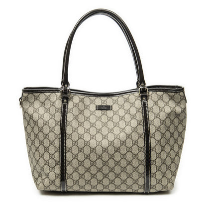 Gucci Joy Tote Bag Beige Dark Brown Supreme Canvas