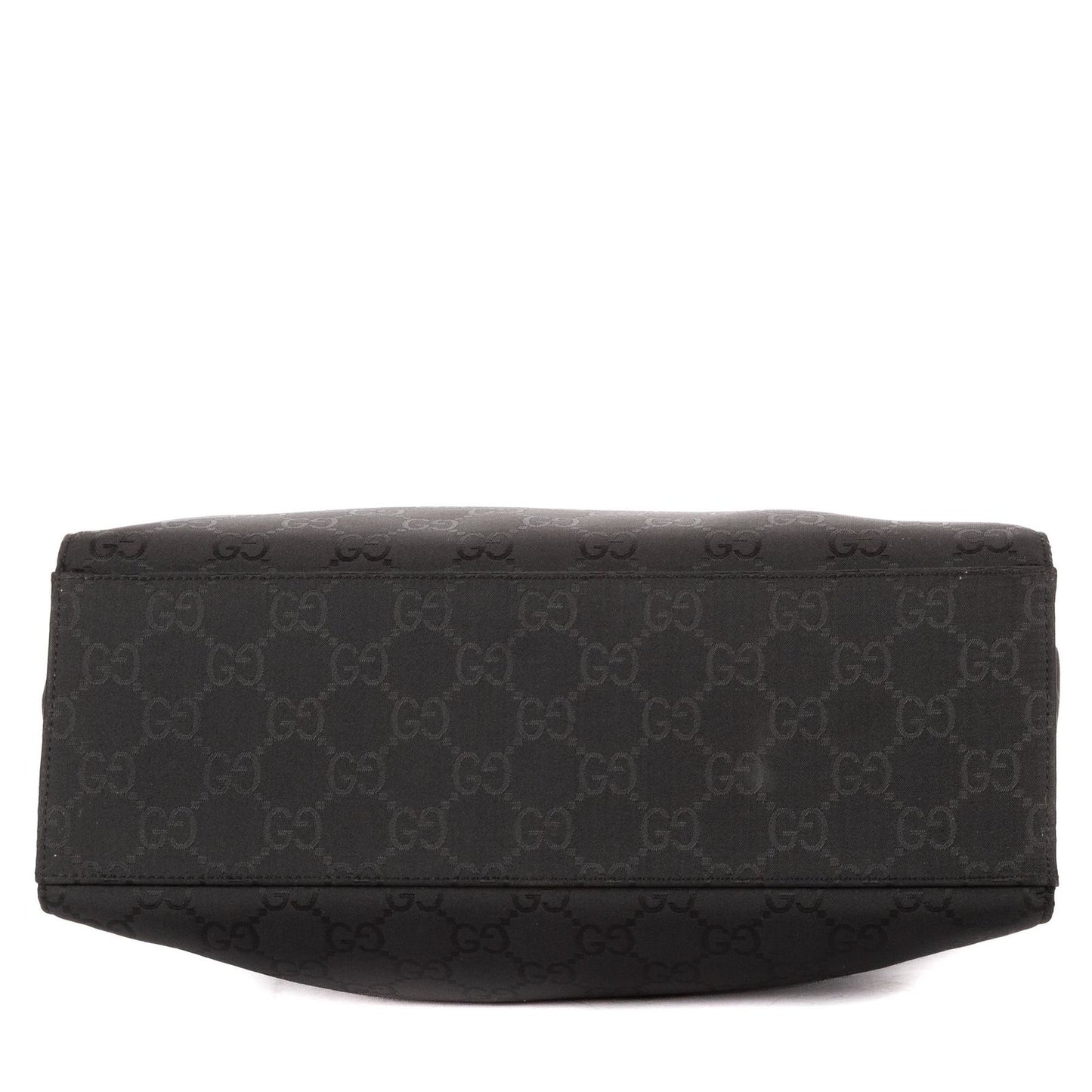 Gucci Bamboo Top Handle Black GG Canvas — view 6