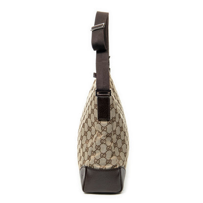 Gucci Zip Messenger Beige Brown GG Canvas — view 3