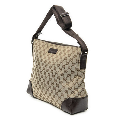 Gucci Zip Messenger Beige Brown GG Canvas — view 2