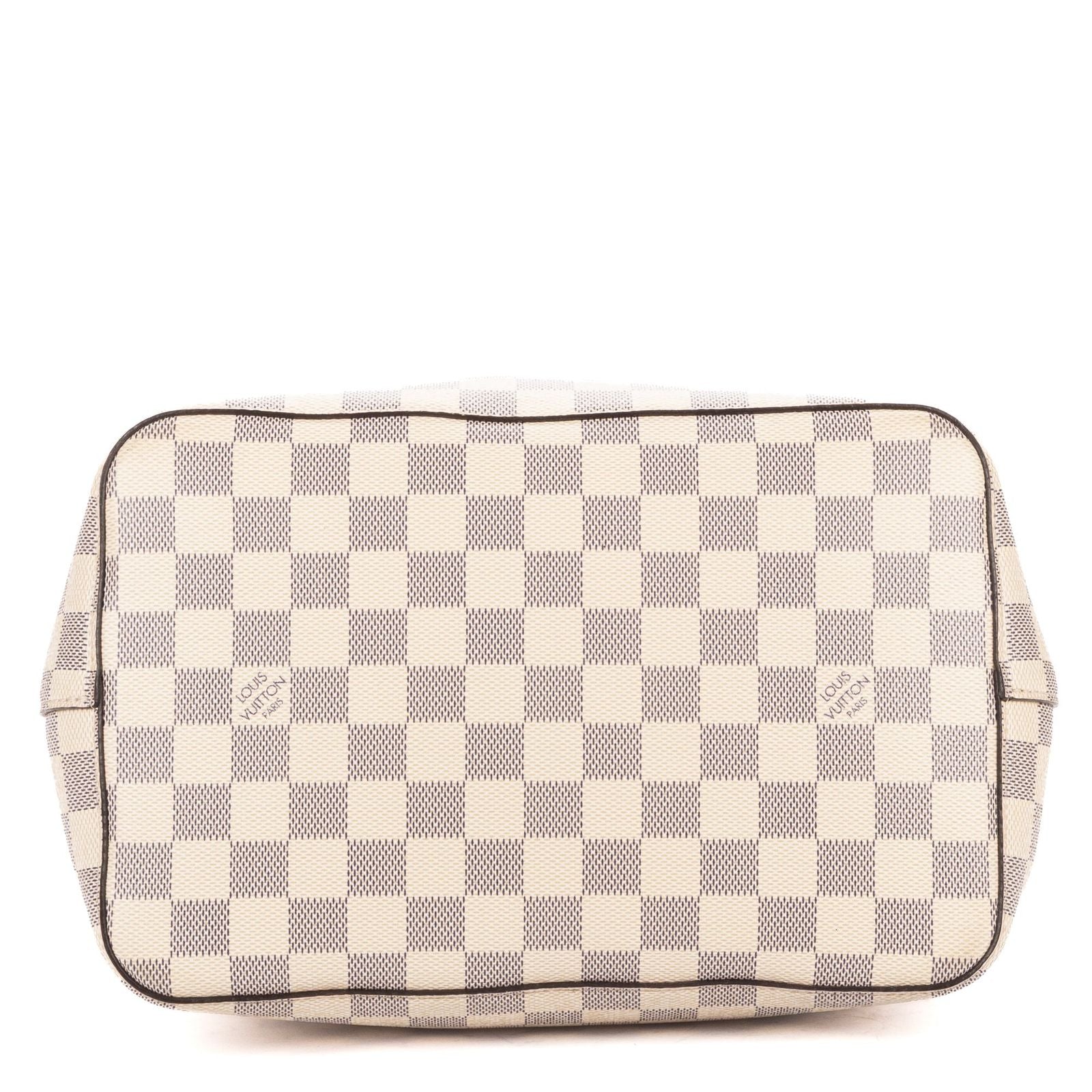 Louis Vuitton Neo Noe Ivory Pink Damier Azur Bucket Bag — view 6