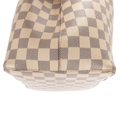 Louis Vuitton Neo Noe Ivory Pink Damier Azur Bucket Bag — view 8