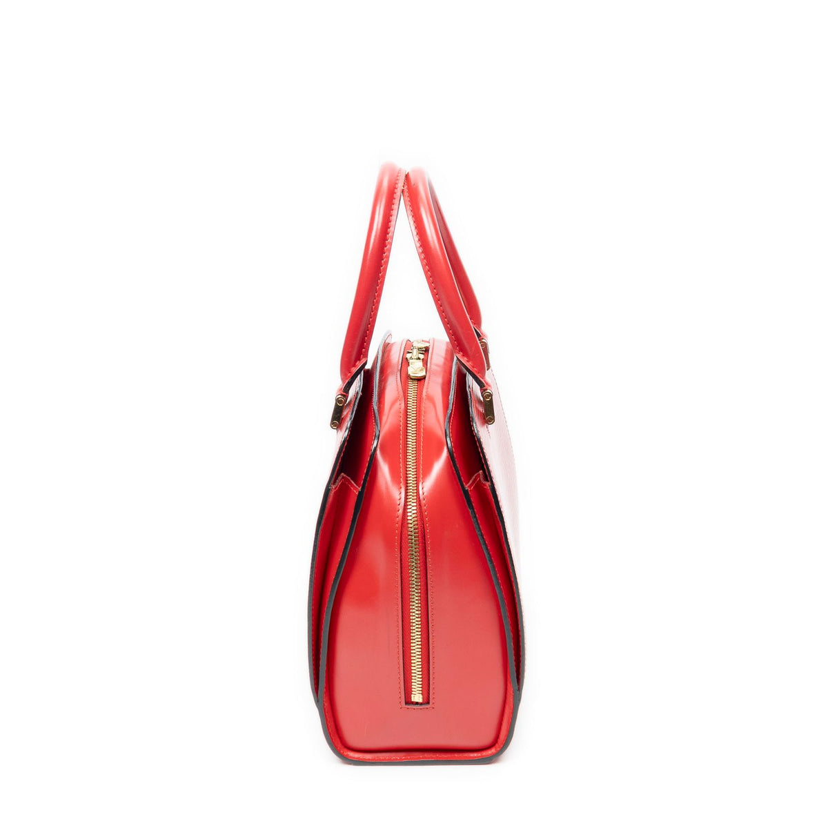 Louis Vuitton Pont Neuf Red Epi Handbag — view 4