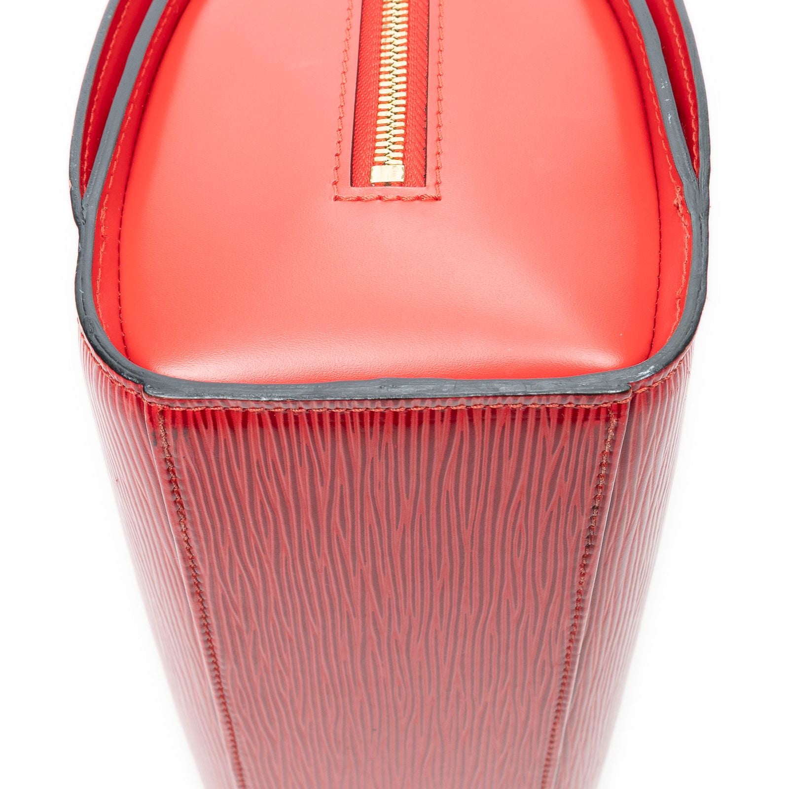 Louis Vuitton Pont Neuf Red Epi Handbag — view 7