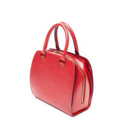Louis Vuitton Pont Neuf Red Epi Handbag — view 2