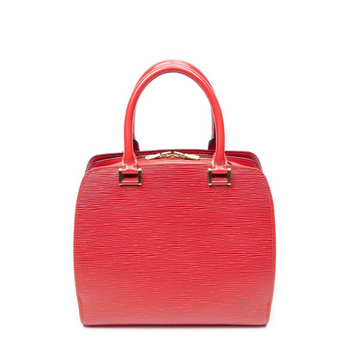 Louis Vuitton Pont Neuf Red Epi Handbag