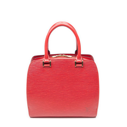 Louis Vuitton Pont Neuf Red Epi Handbag