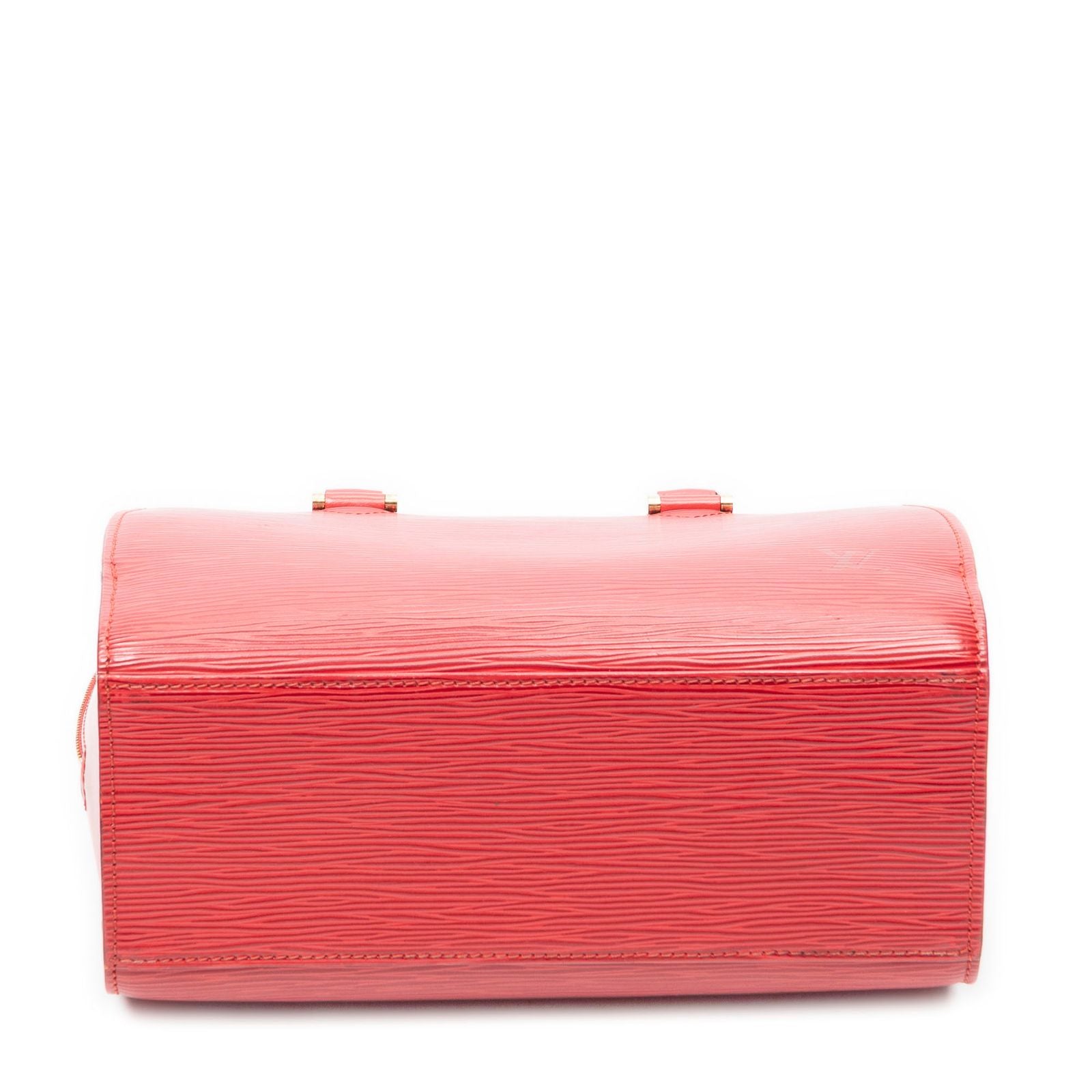 Louis Vuitton Pont Neuf Red Epi Handbag — view 6