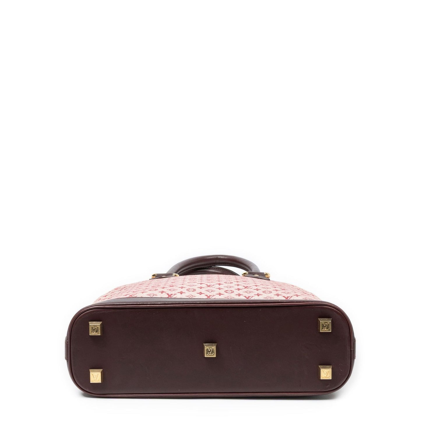 Louis Vuitton Alma Sepia Monogram Minilin Handbag — view 6