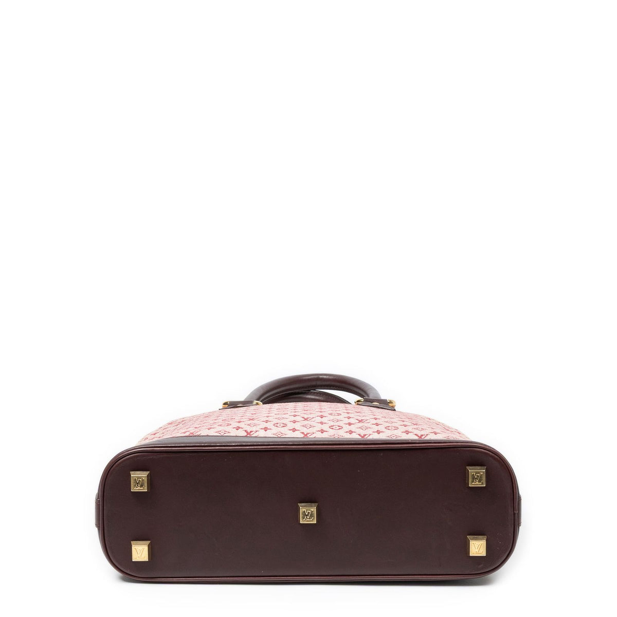 Louis Vuitton Alma Sepia Monogram Minilin Handbag — view 6