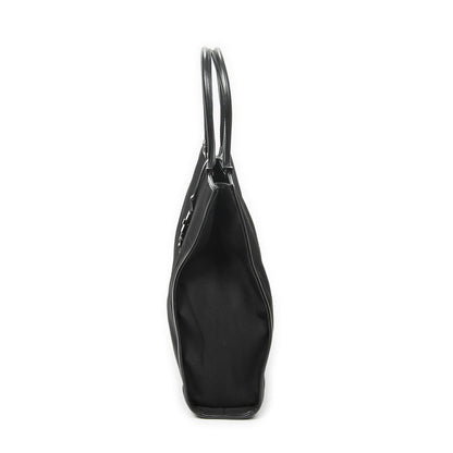 Gucci Bardot Tall Tote Bag Black Nylon Canvas — view 3
