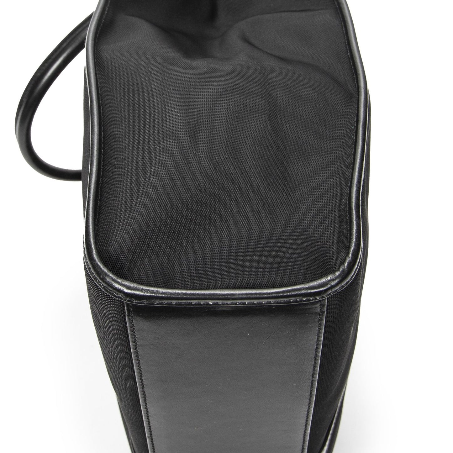 Gucci Bardot Tall Tote Bag Black Nylon Canvas — view 7