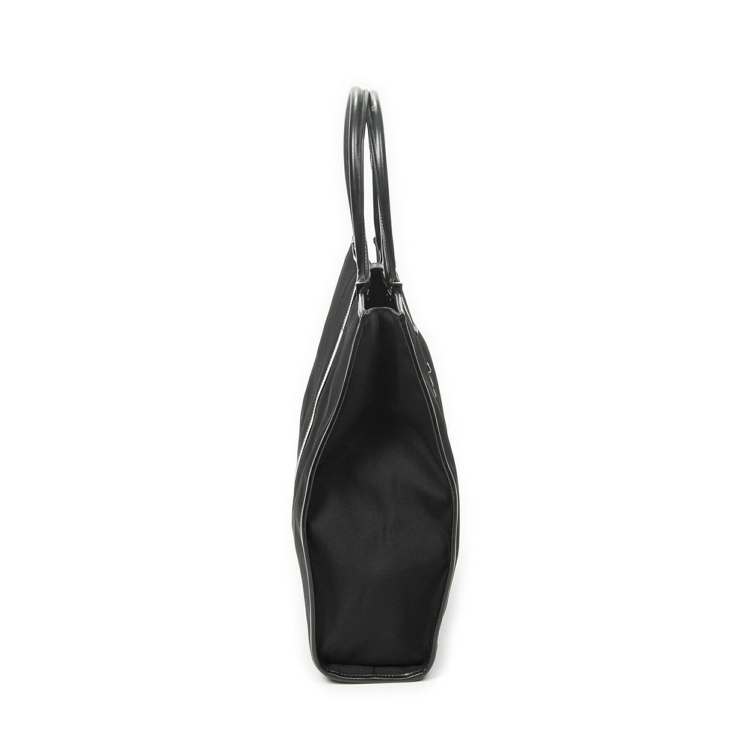 Gucci Bardot Tall Tote Bag Black Nylon Canvas — view 4