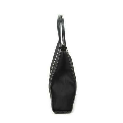 Gucci Bardot Tall Tote Bag Black Nylon Canvas — view 4