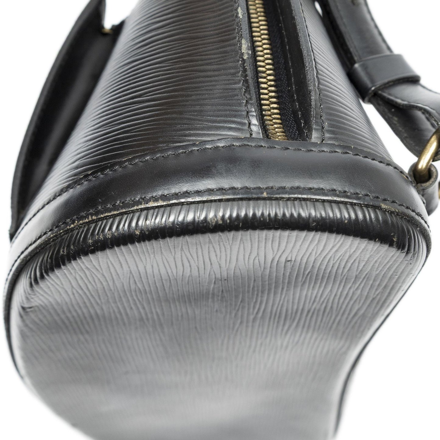Louis Vuitton Gobelins Black Epi Handbag — view 7