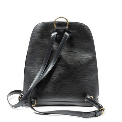 Louis Vuitton Gobelins Black Epi Handbag — view 5