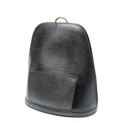 Louis Vuitton Gobelins Black Epi Handbag — view 2