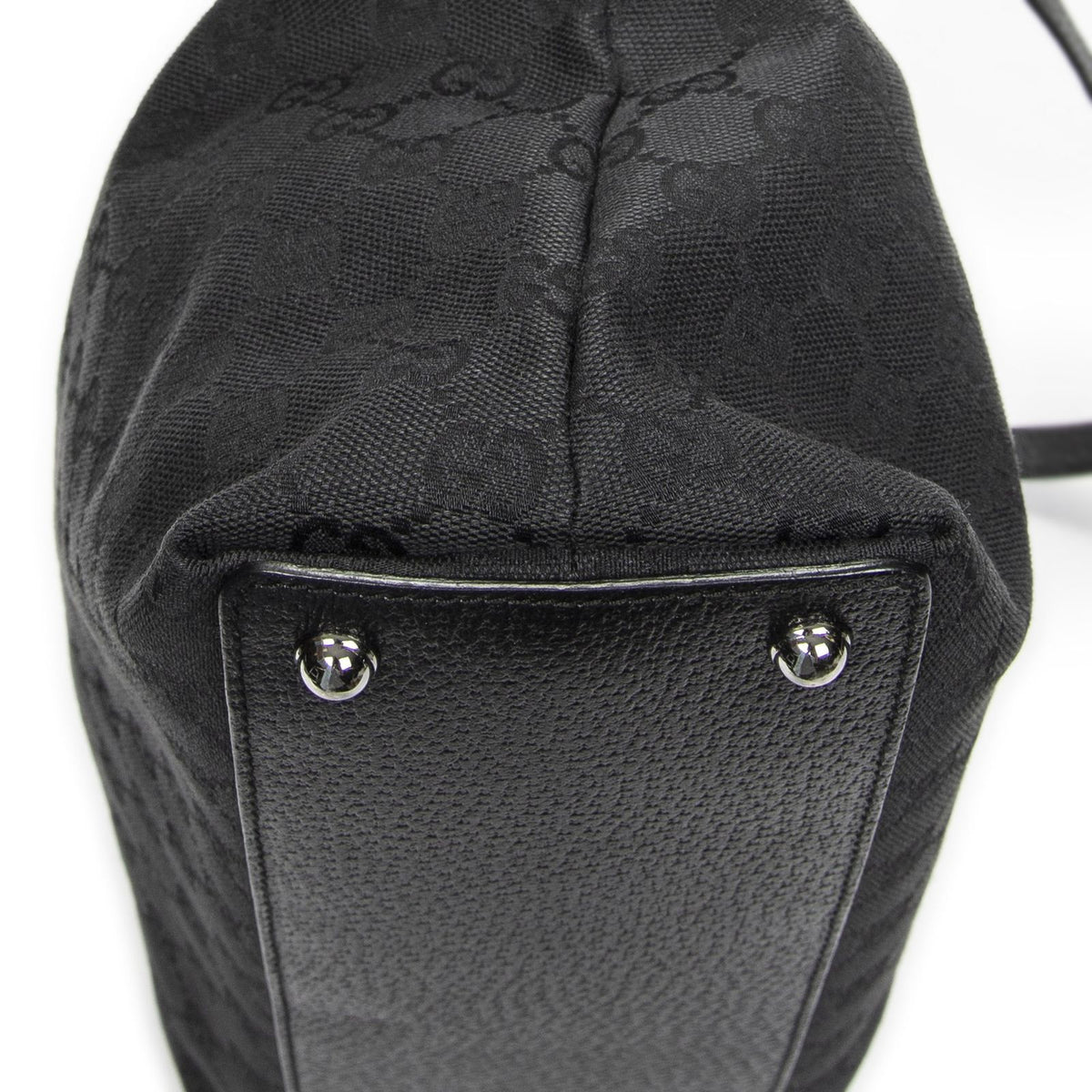 Gucci Eclipse Tote Bag Black GG Canvas — view 8