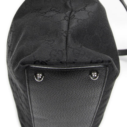 Gucci Eclipse Tote Bag Black GG Canvas — view 8