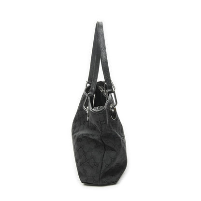 Gucci Eclipse Tote Bag Black GG Canvas — view 4