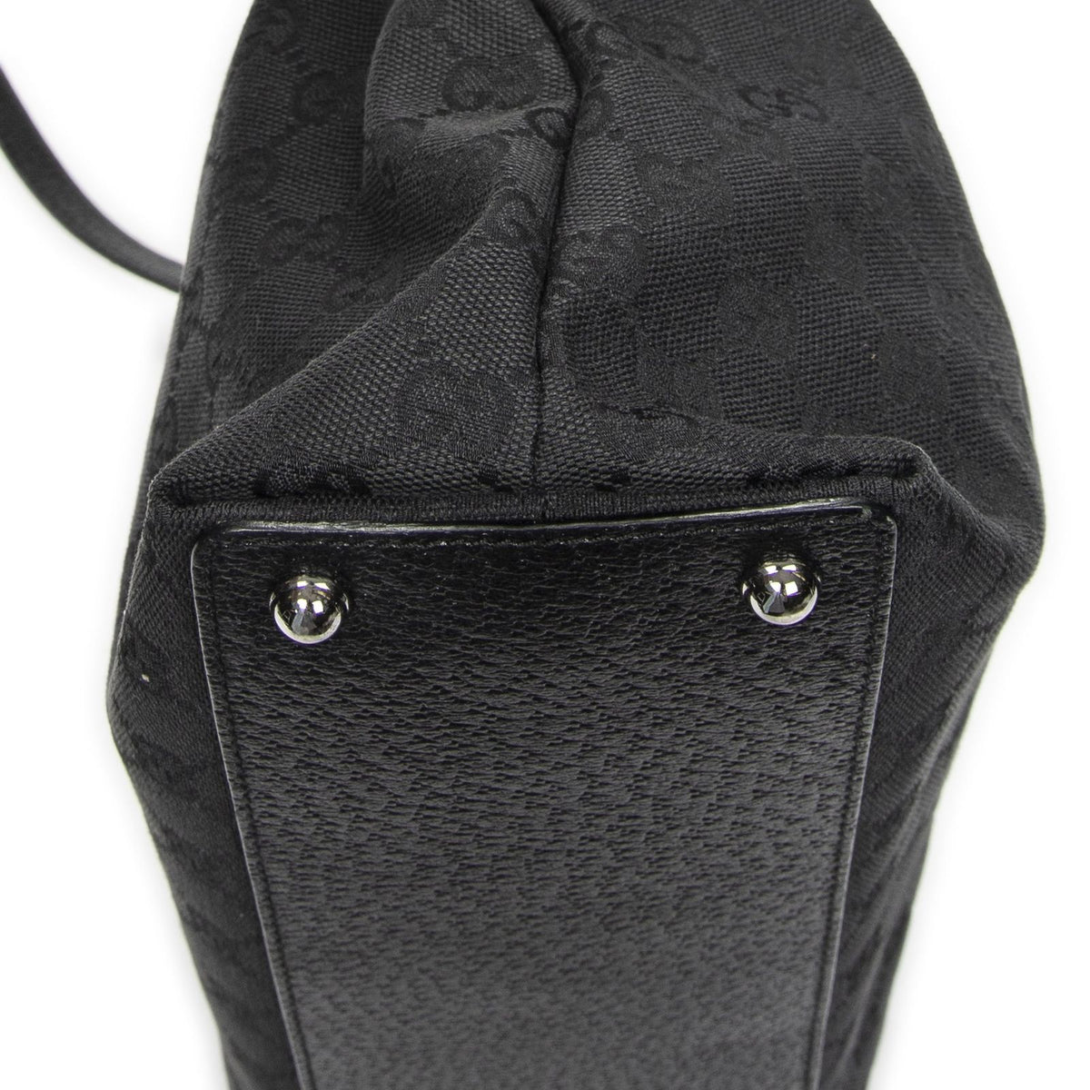 Gucci Eclipse Tote Bag Black GG Canvas — view 7