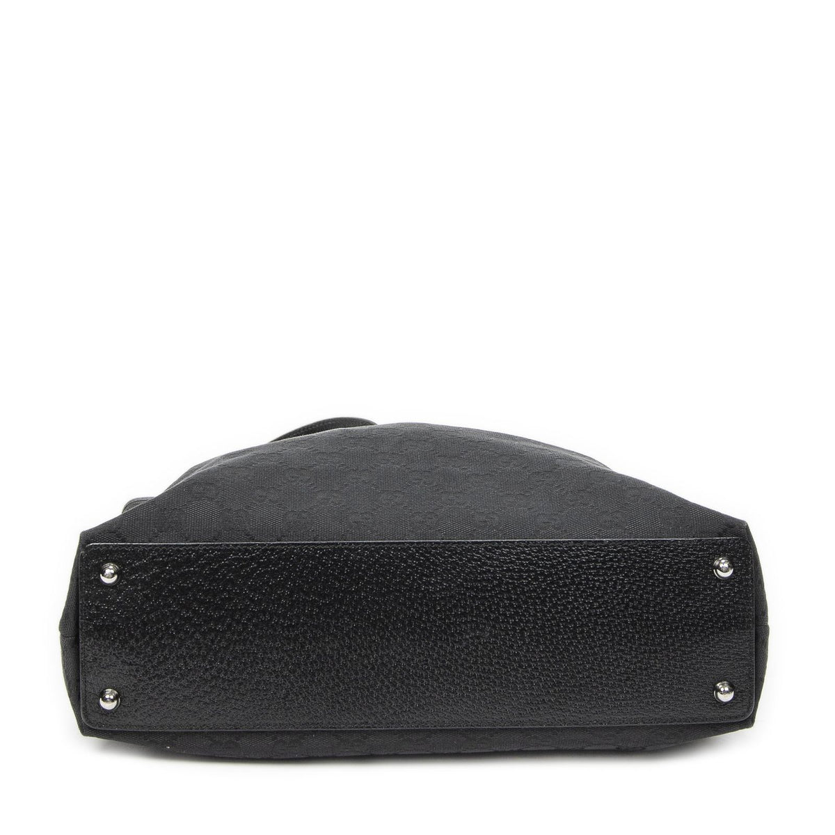 Gucci Eclipse Tote Bag Black GG Canvas — view 6