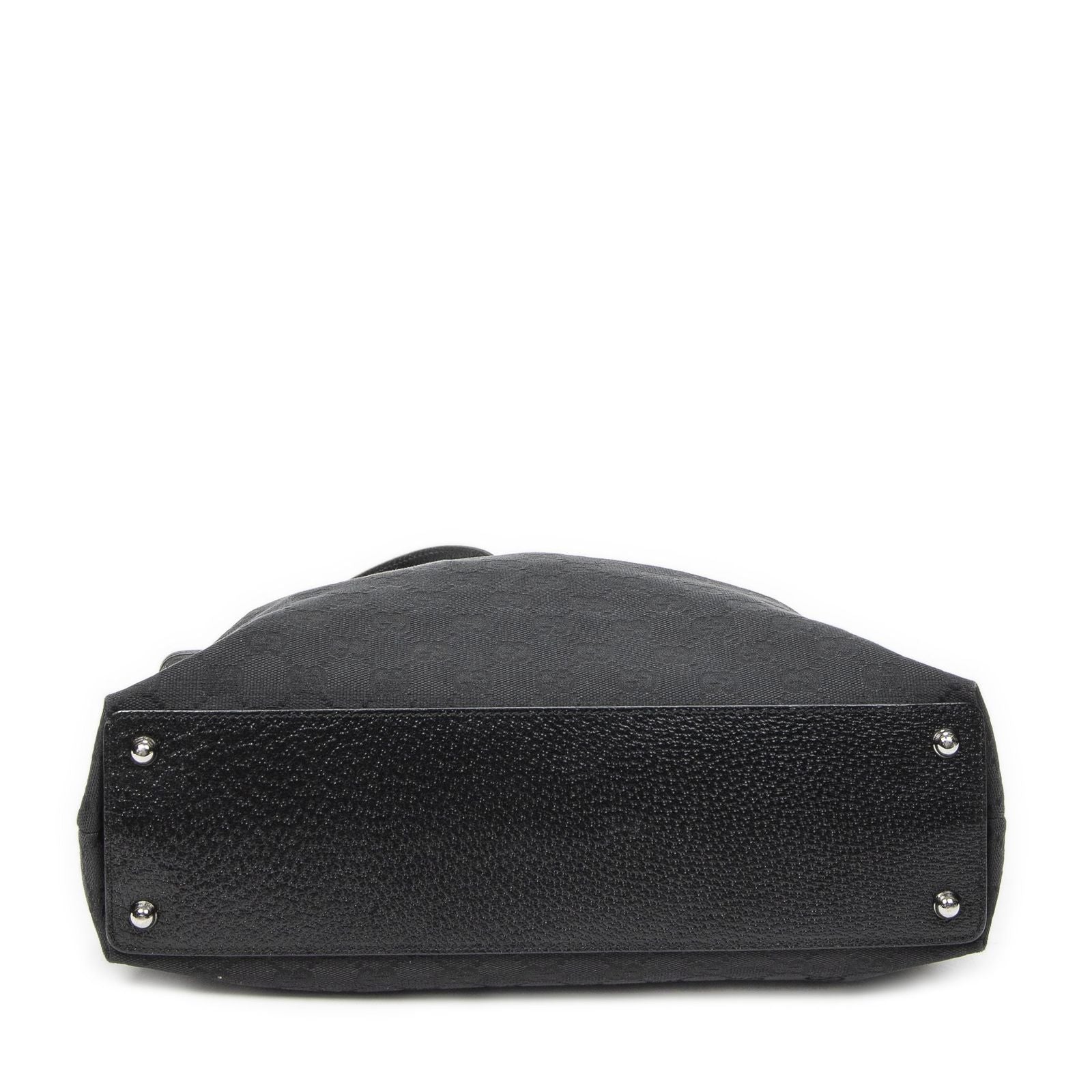Gucci Eclipse Tote Bag Black GG Canvas — view 6