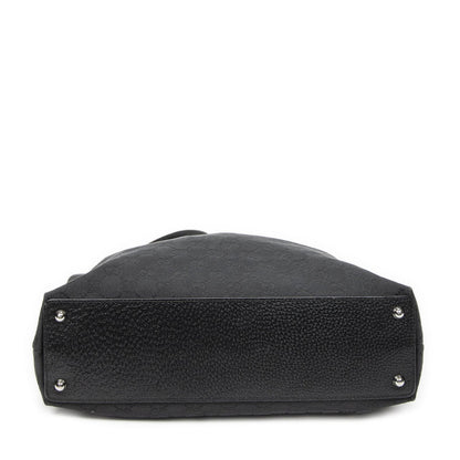 Gucci Eclipse Tote Bag Black GG Canvas — view 6