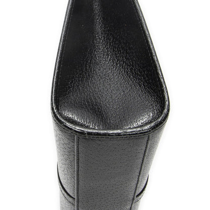 Gucci Square Jackie Tote Bag Black Grain Calfskin Leather — view 7
