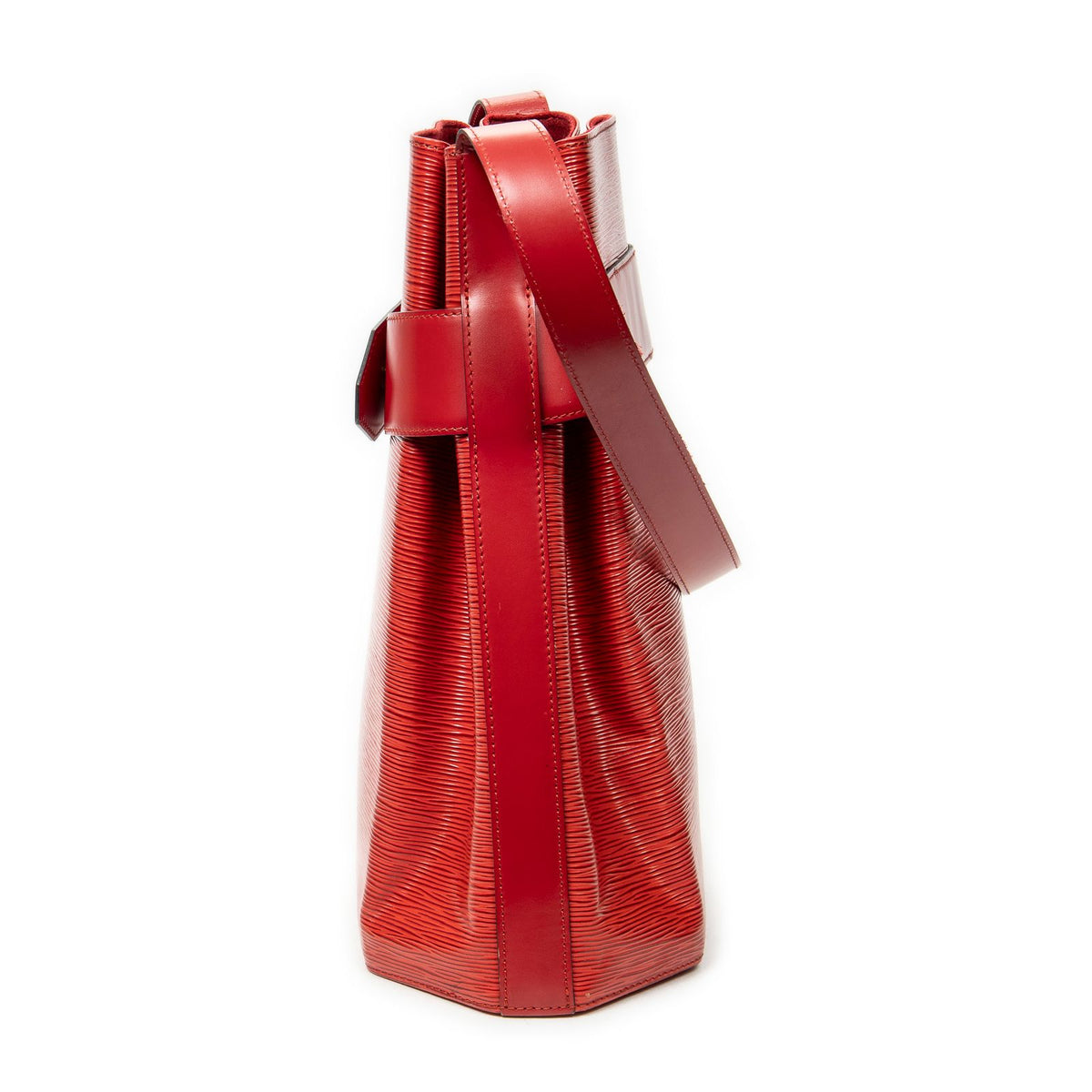 Louis Vuitton Sac Depaul Red Epi Shoulder Bag — view 3