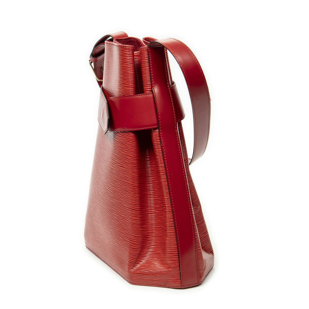 Louis Vuitton Sac Depaul Red Epi Shoulder Bag — view 2