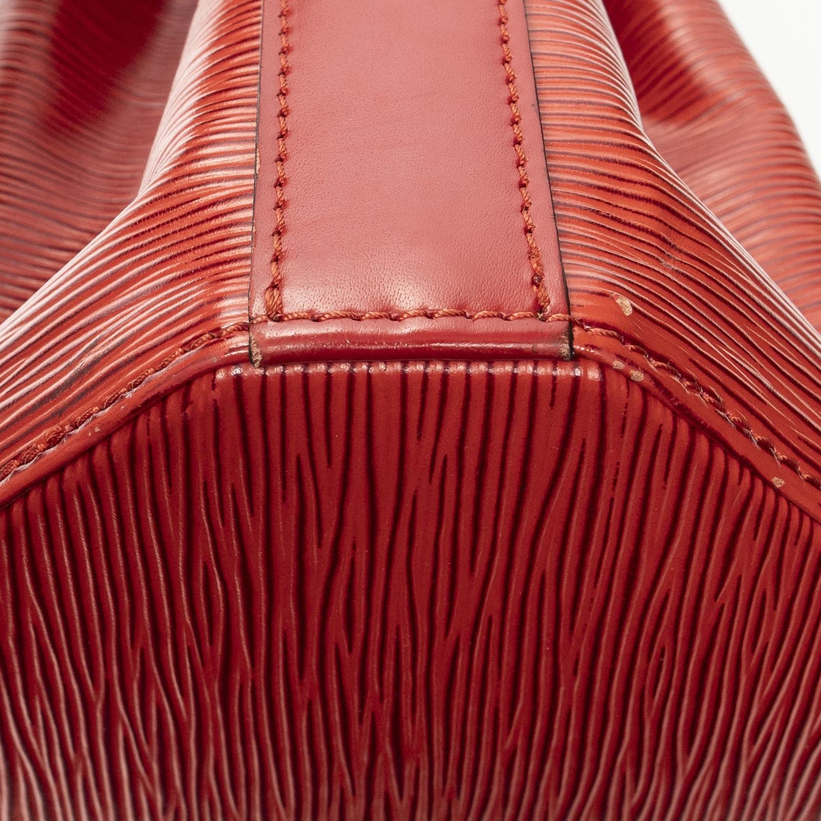Louis Vuitton Sac Depaul Red Epi Shoulder Bag — view 7