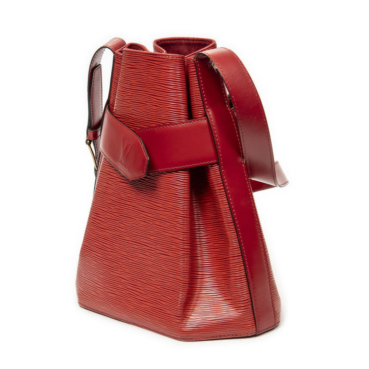 Louis Vuitton Sac Depaul Red Epi Shoulder Bag — view 2