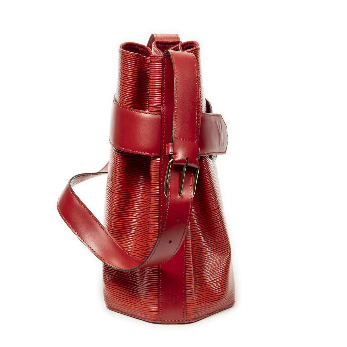 Louis Vuitton Sac Depaul Red Epi Shoulder Bag — view 4