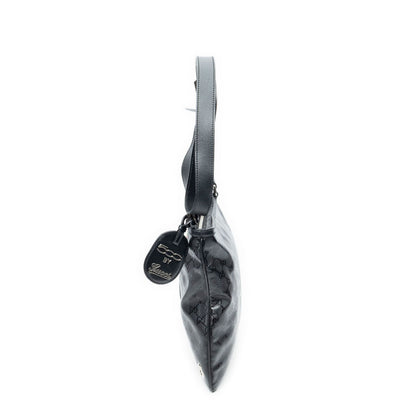 Gucci Web Media Messenger Black Guccissima Imprint Canvas — view 3