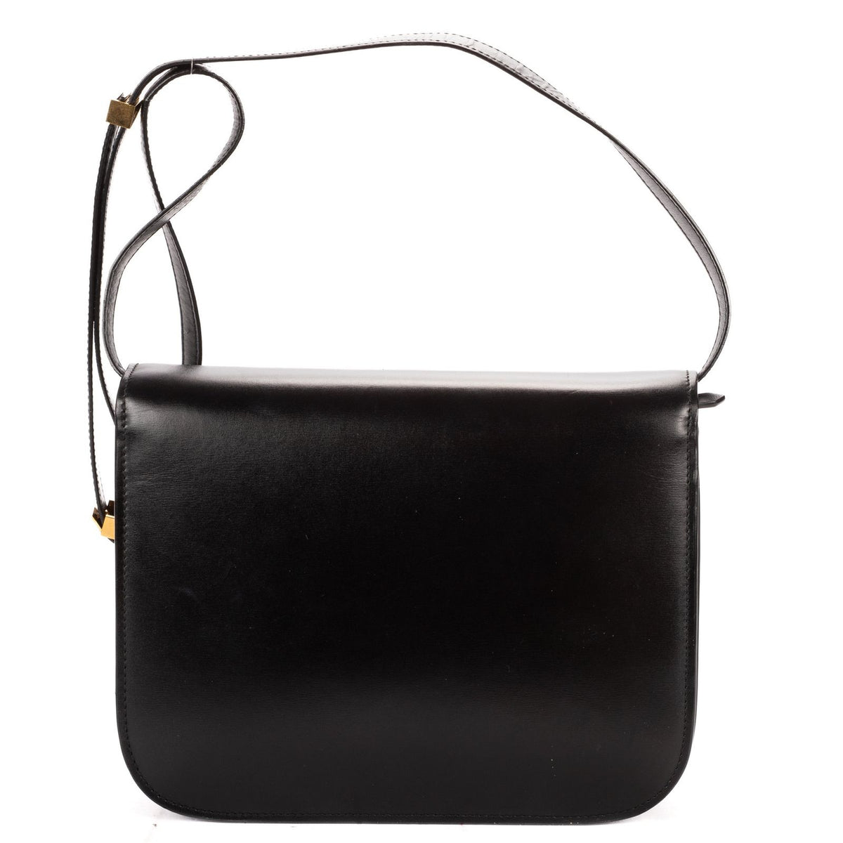 Celine Medium Classic Box Black Smooth Calfskin — view 5