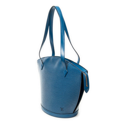 Louis Vuitton Saint Jacques Shopping Blue Epi Shoulder Bag — view 2