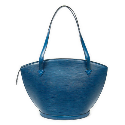 Louis Vuitton Saint Jacques Shopping Blue Epi Shoulder Bag — view 5