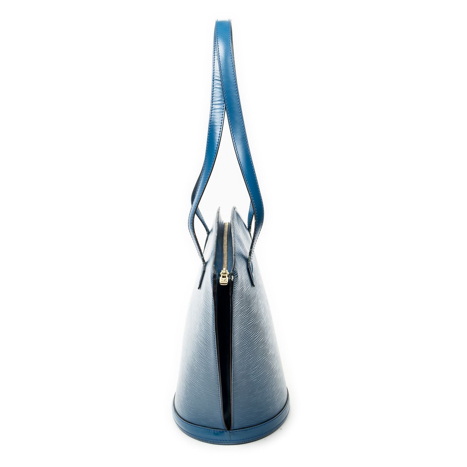 Louis Vuitton Saint Jacques Shopping Blue Epi Shoulder Bag — view 4
