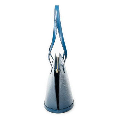 Louis Vuitton Saint Jacques Shopping Blue Epi Shoulder Bag — view 4