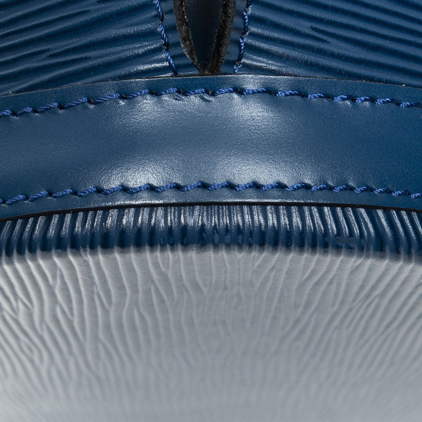 Louis Vuitton Saint Jacques Shopping Blue Epi Shoulder Bag — view 7