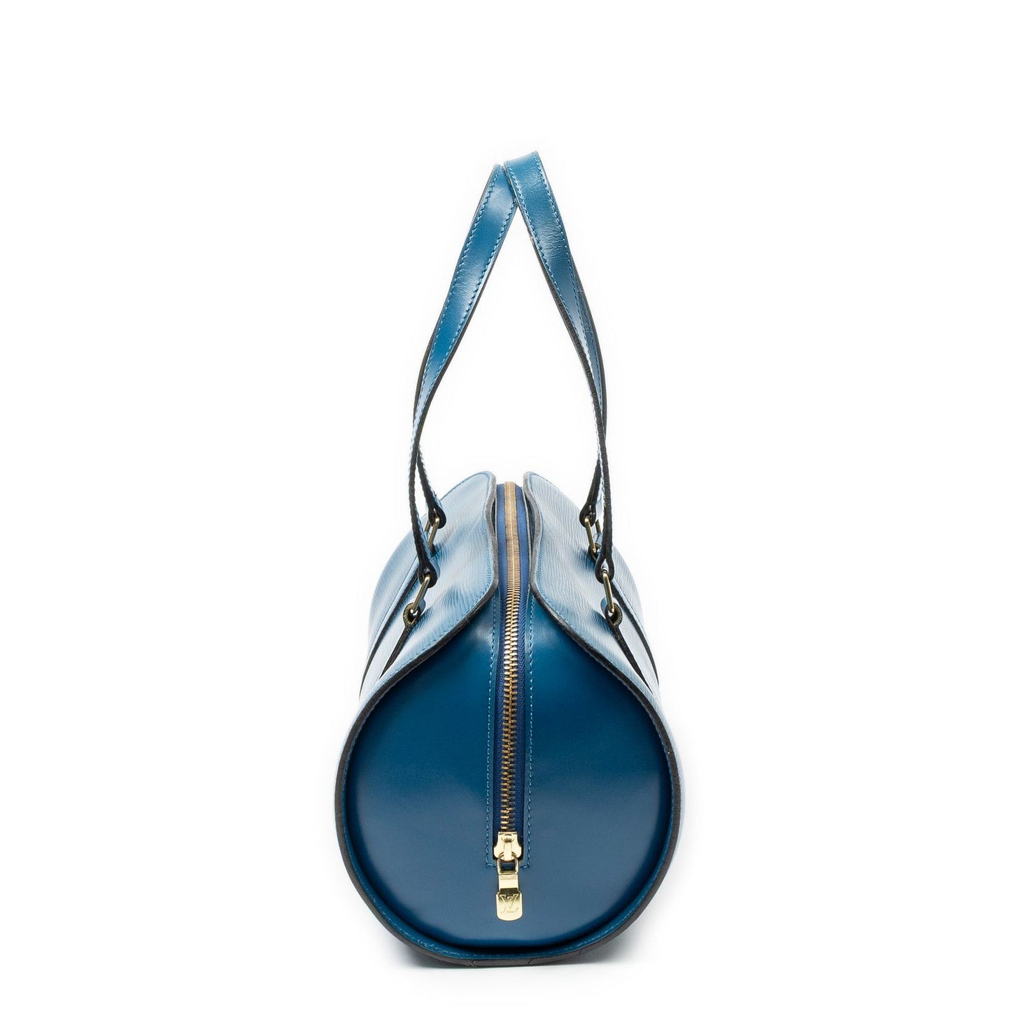 Louis Vuitton Soufflo Blue Epi Handbag — view 4