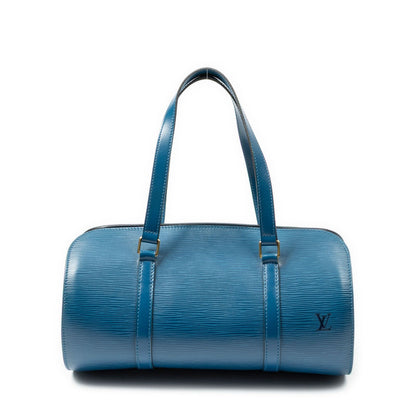 Louis Vuitton Soufflo Blue Epi Handbag