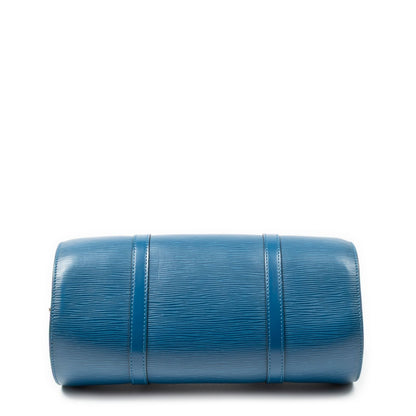 Louis Vuitton Soufflo Blue Epi Handbag — view 6